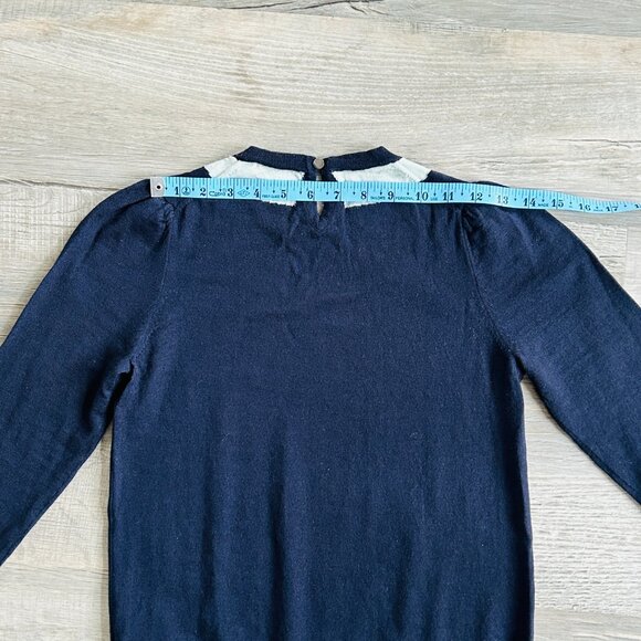 J. Crew 100% Merino Trompe L'Oeil Intarsia Pullover Sweater (size XS) - Picture 15 of 15